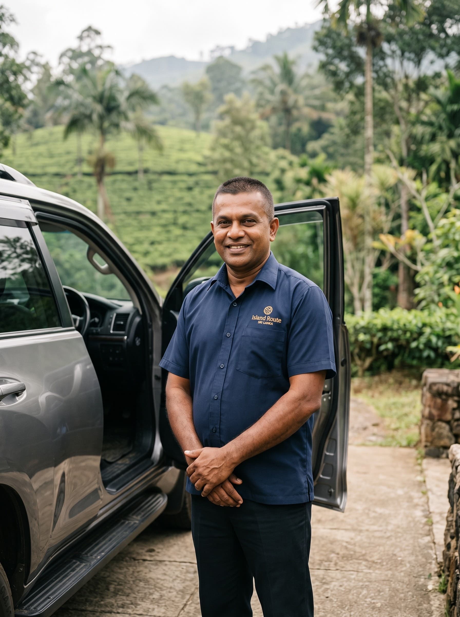 Island Route chauffeur with vehicle